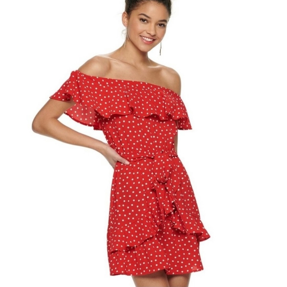 Speechless polka dot dress